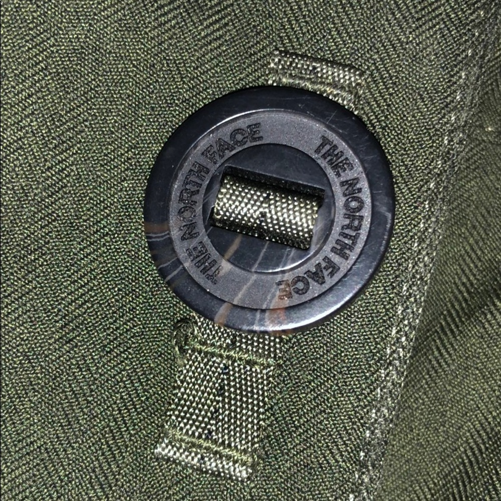 DARK GREEN NORTH FACE COAT parka